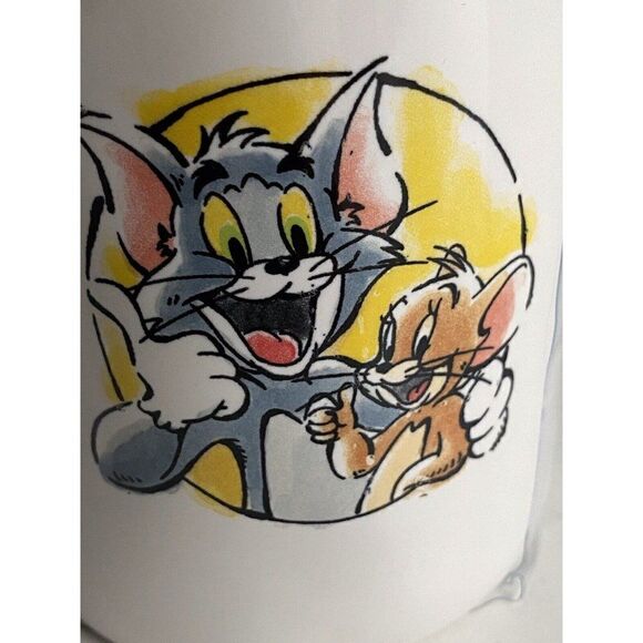 Rae Dunn Tom And Jerry With Cheese Topper Mug Double Sided NEW - Picture 4 of 6